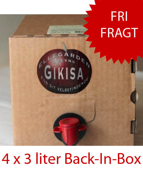 Billede af Kirsebærsaft fra Gikisa - 4 x 3 liter Bag-In-Box
