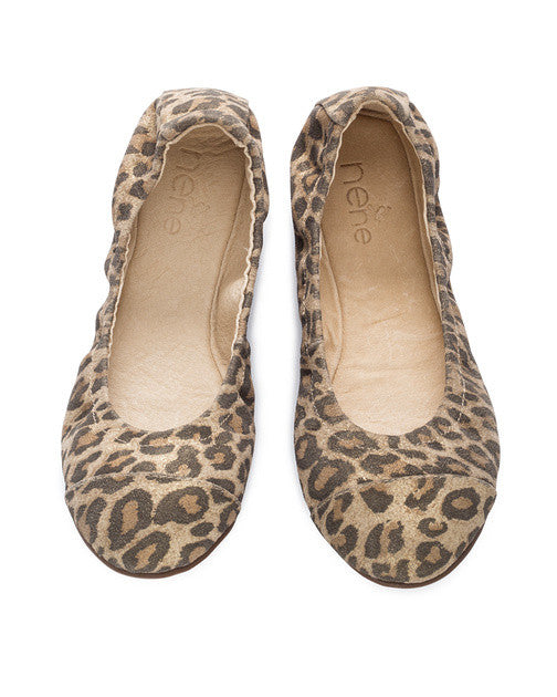 Emma Flats Leopard for Women - Nene Shoes