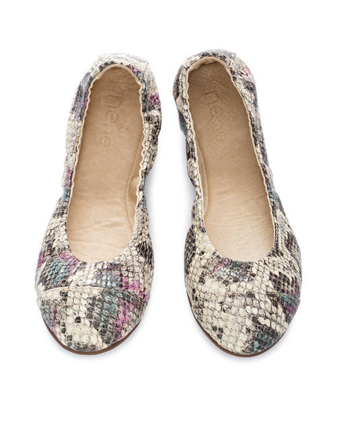 Emma Flats Snake for Women - Nene Shoes