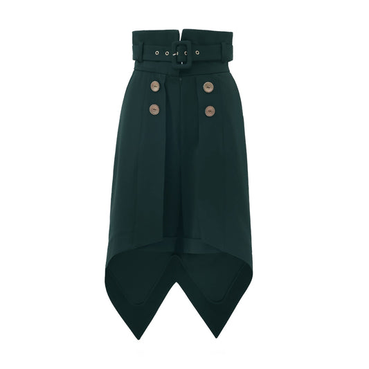 Fashion Shorts With Skirt Overlay Black – Julia Allert