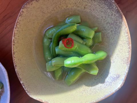 Dashi edamame