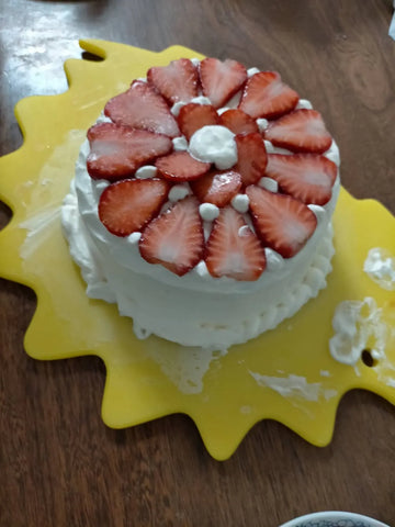 Finished strawberry shortcake