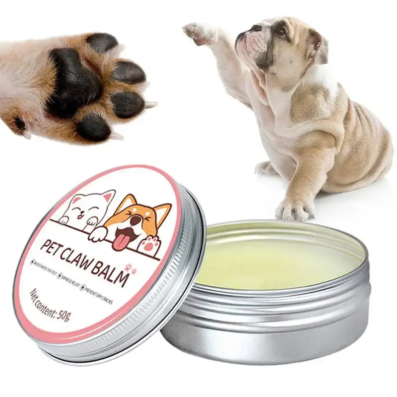 Paw Balm for Cats and Dogs - 50g Protective Cream for Paws and Nose, Moisturizer and Crack Repair Pet Accessory