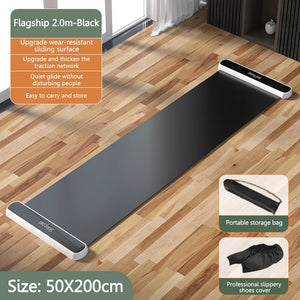 Portable Yoga Sliding Mat: Leg Core Fitness Training Board for Indoor Use - Antiskid & Mute, Ideal for Ice Hockey and Roller Skating - CongoBasinGroup.com - Hockey Slide Board