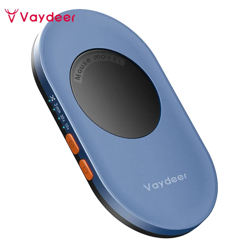 Vaydeer Undetectable Mouse Jiggler with Power Adapter and ON/Off Switch - Mouse Mover Simulator for Driver-Free Mouse Movement Simulation