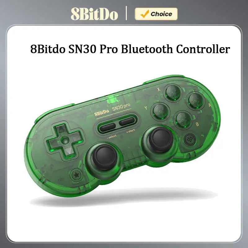 8Bitdo SN30 Pro Bluetooth Gamepad - Wireless Controller for Nintendo Switch, MacOS, Android, Steam, and Raspberry Pi