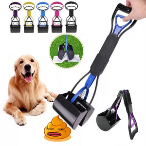 60CM Long Handle Pet Pooper Scooper - Dog and Cat Waste Picker with Jaw Design - Easy Waste Cleaning Tool for Pet Supplies - CongoBasinGroup.com