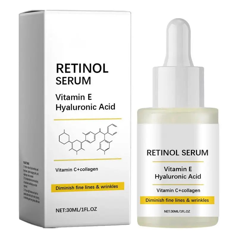 Retinol Face Serum – Deep Moisturizing, Anti-Aging, Fine Line Fading, Firming & Lifting Serum with Hyaluronic Acid