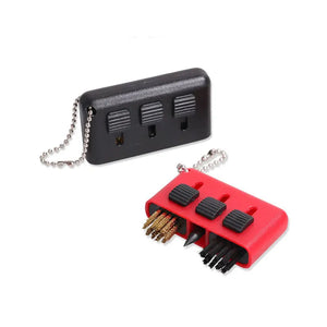 3 in 1 Golf Club Cleaning Brush – Portable Pocket-Sized Groove, Putter & Wedge Cleaner for Golf Accessories - CongoBasinGroup.com