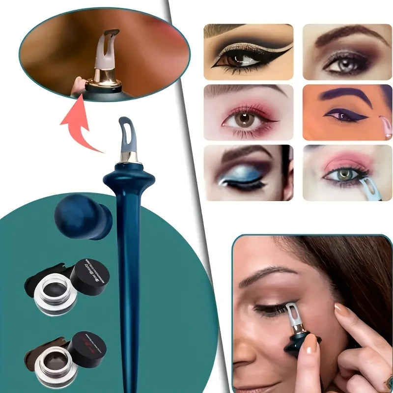 Silicone Waterproof Eyeliner - Non-Smudge Auxiliary Tool for Perfect Eye Makeup