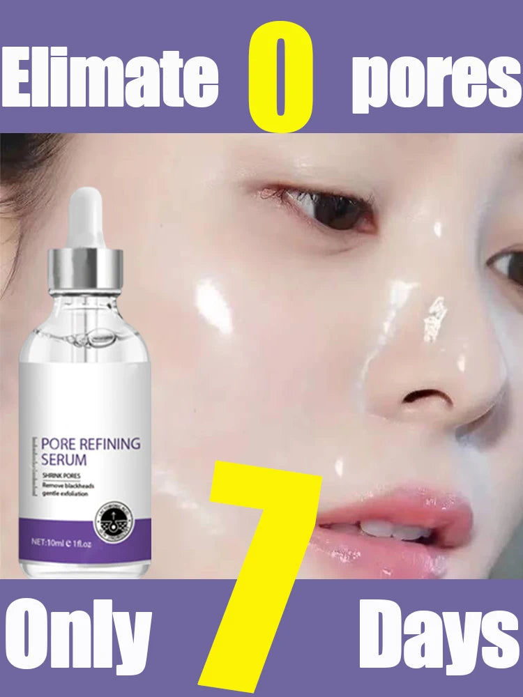 Pore Shrinking Serum – Facial Essence for Large Pore Removal, Tightening, Repairing, and Firming Skin Care
