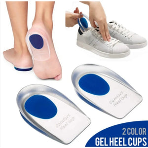 Soft Silicone Gel Insoles for Men and Women - Transparent Heel Pain Relief, Foot Massager Care Shoe Pads, Foot Care Tool - CongoBasinGroup.com