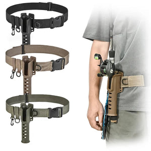 Adjustable Waist Fishing Rod Holder - Portable Fishing Gear Accessory for Outdoor Use, Rod Insertion Device Tool - CongoBasinGroup.com