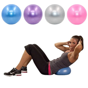 25cm Pilates Core Ball - Explosion-Proof Yoga Gym Ball for Indoor Balance and Fitness Exercises - CongoBasinGroup.com