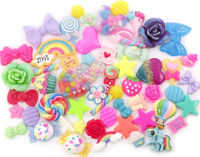 Deli Deli More More Sticker / Journal Deco Stickers / Clear Sticker (8, MiniatureSweet, Kawaii Resin Crafts, Decoden Cabochons Supplies