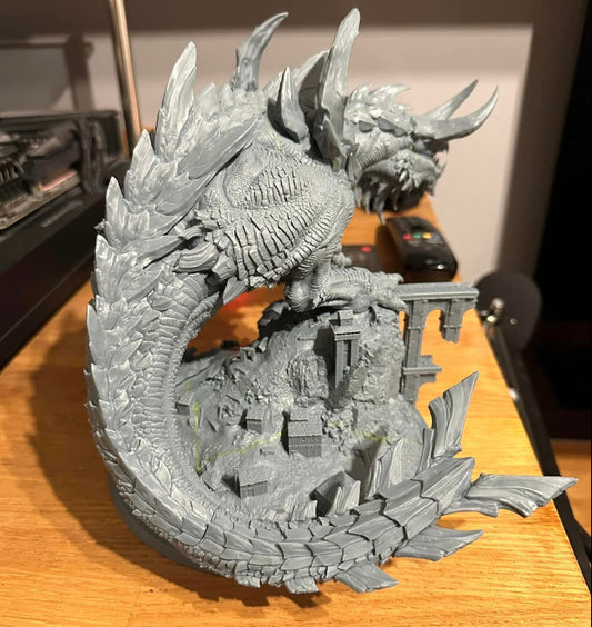 3D Print of Ancient Red Dragon by ivanconnors