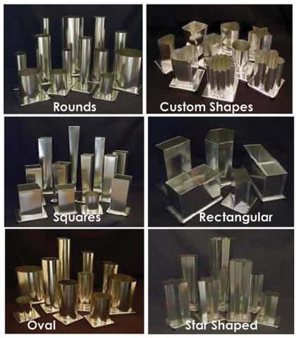 candle molds of every shape and size