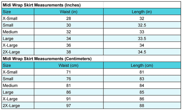 Midi Wrap Skirt Measurements David Shepard