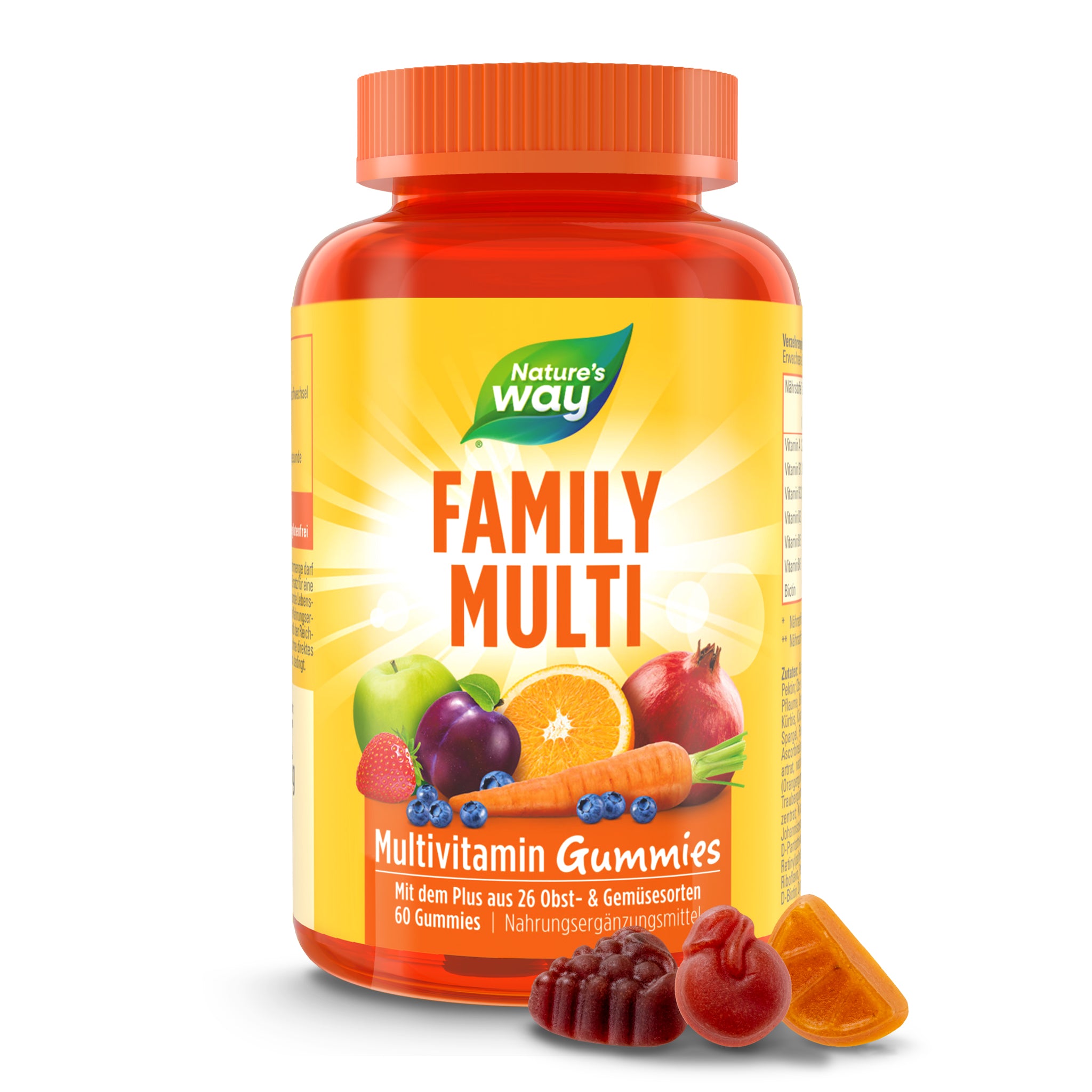 Vitamin C günstig Kaufen-Family Multi Multivitamin Gummies. Family Multi Multivitamin Gummies <![CDATA[Vitamine nehmen wird endlich zum Kinderspiel! Die Family Multi Multivitamin Gummies enthalten 14 Vitamine und Mineralstoffe und sind für Kinder ab 4 Jahren geeignet. Die lecker