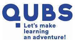 Qubs Steam Toys Logo: Let's make learning an adventure!