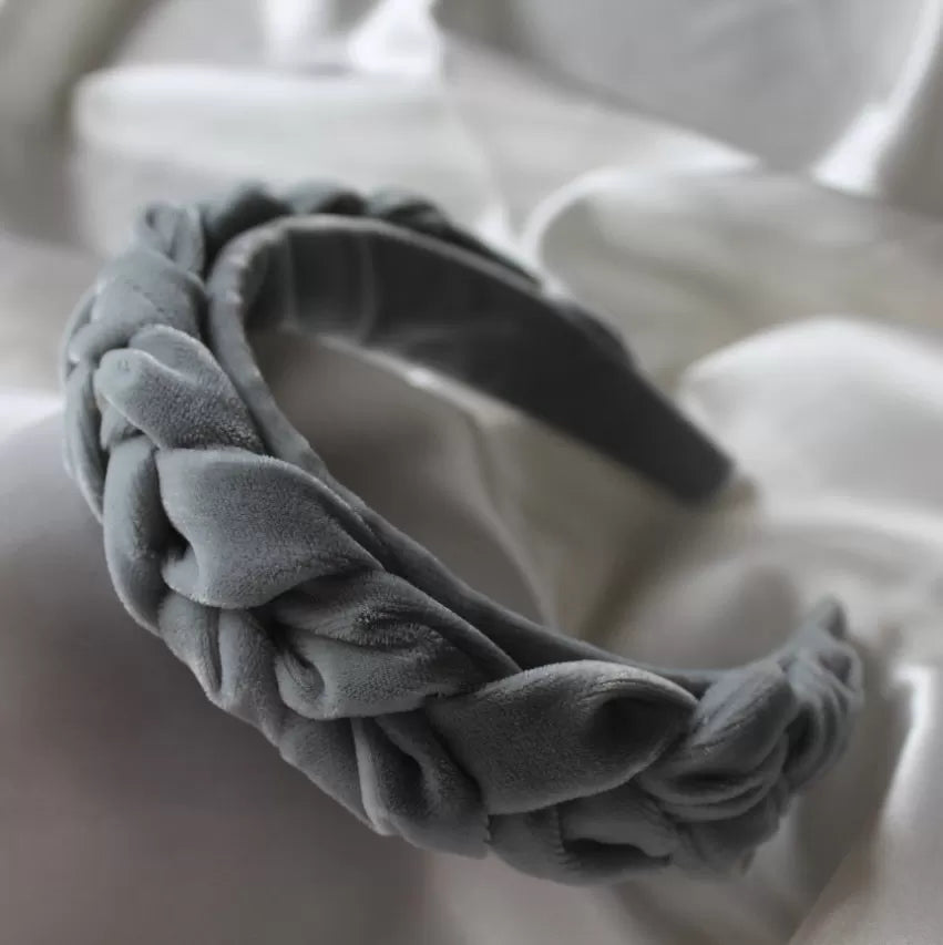 Velvet Braided Couture Headbands