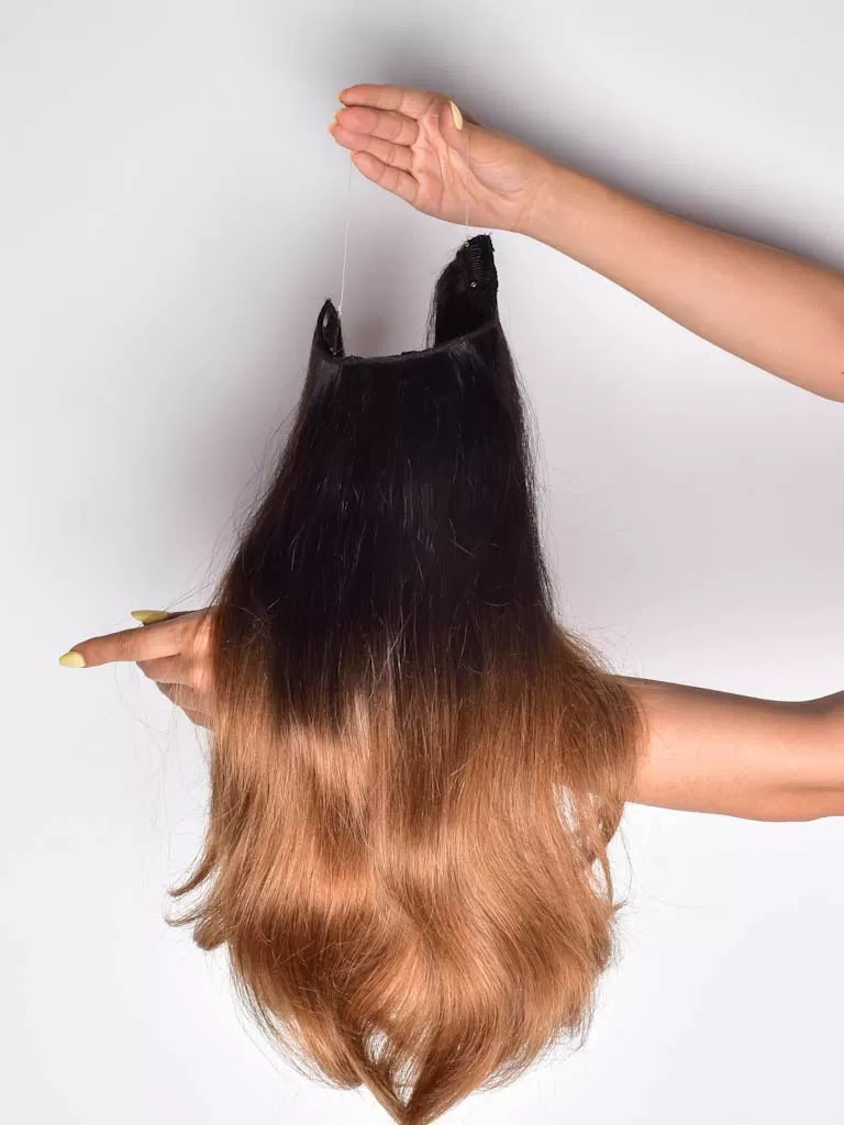 HALO EXTENSIONS – Balayage Ombre– CLASSIC HAIR EXTENSIONS | Nish Hair