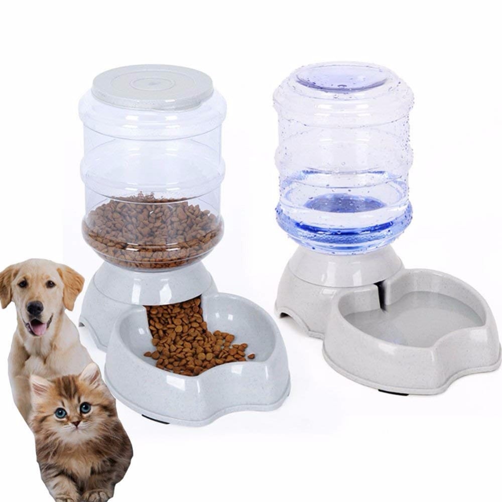 Automatic Pet Feeder and Water Fountain