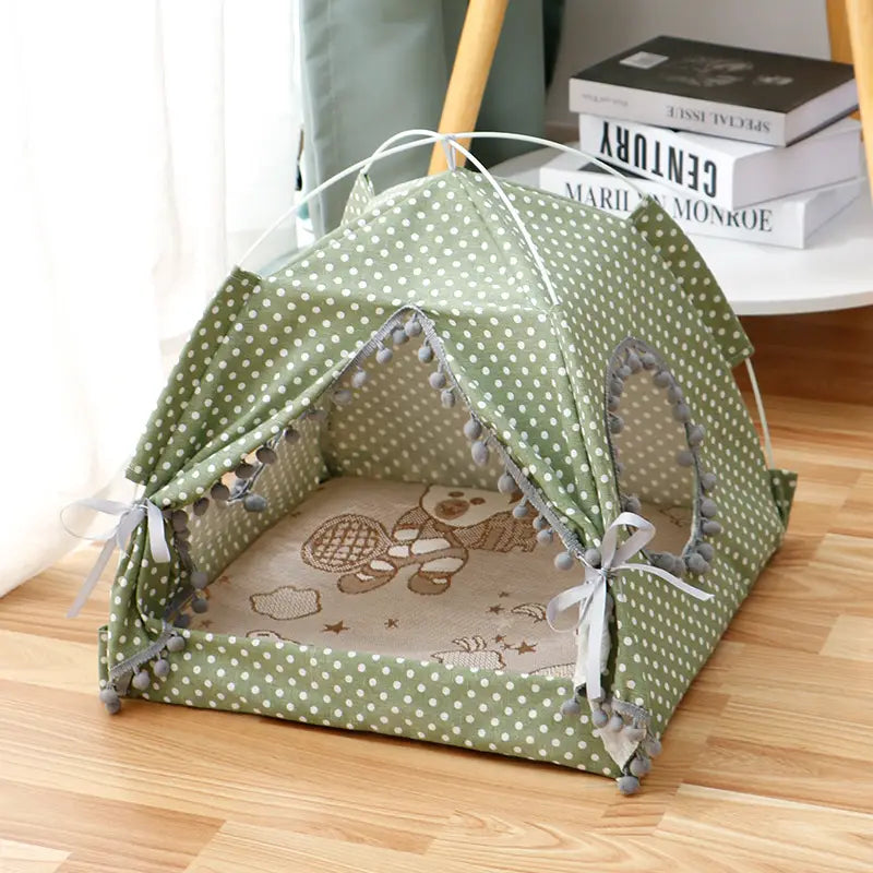 CozyCave Cat Tent - Enclosed Pet Bed for Cats