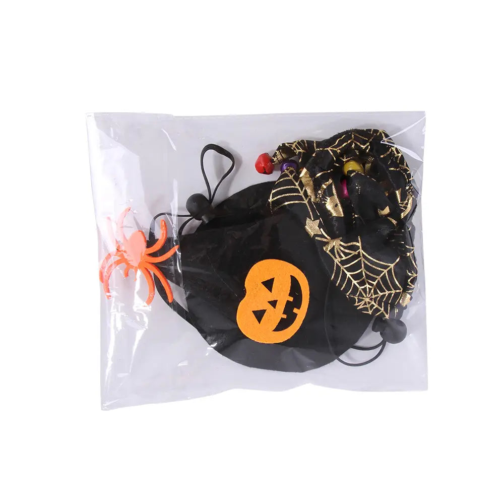 Skull Pattern Pet Hat and Scarf Set