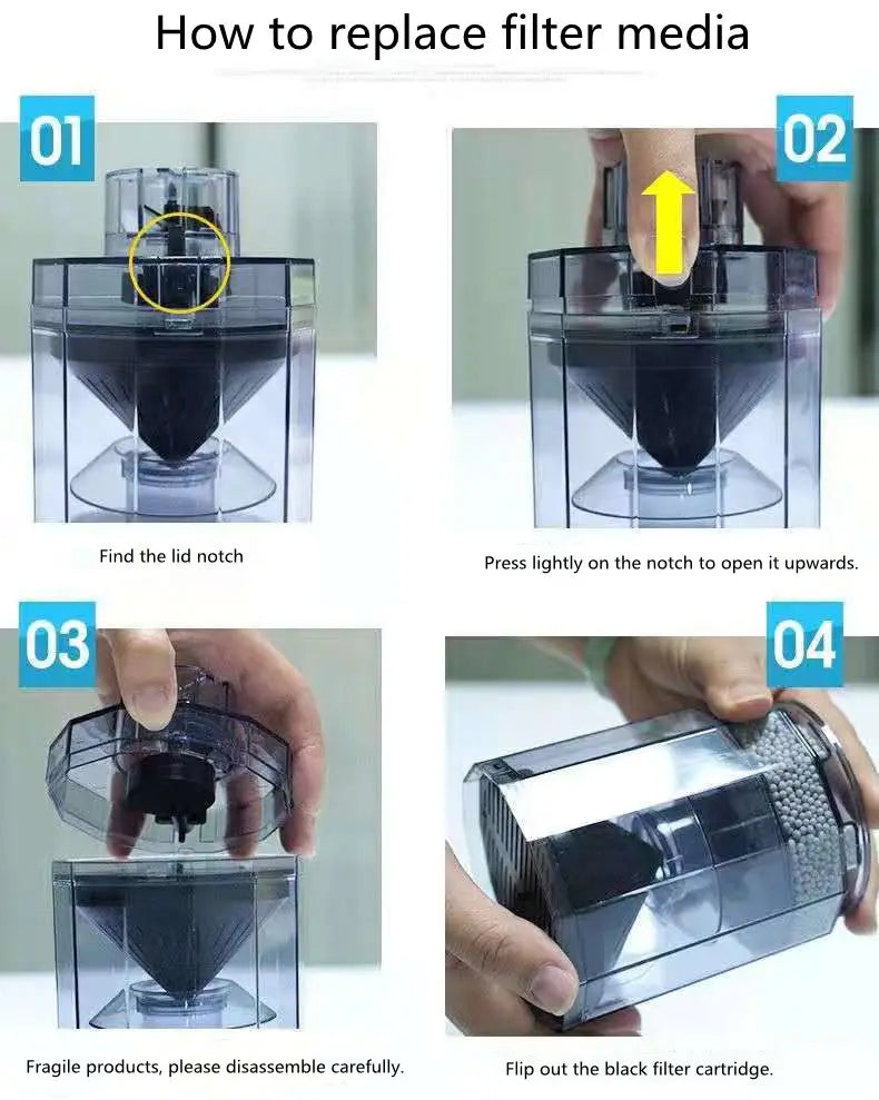 Pneumatic Suction Fish Tank Toilet