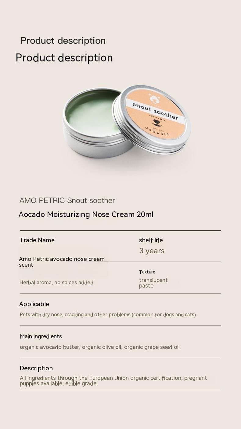 Nose and Paw Moisturizing Cream