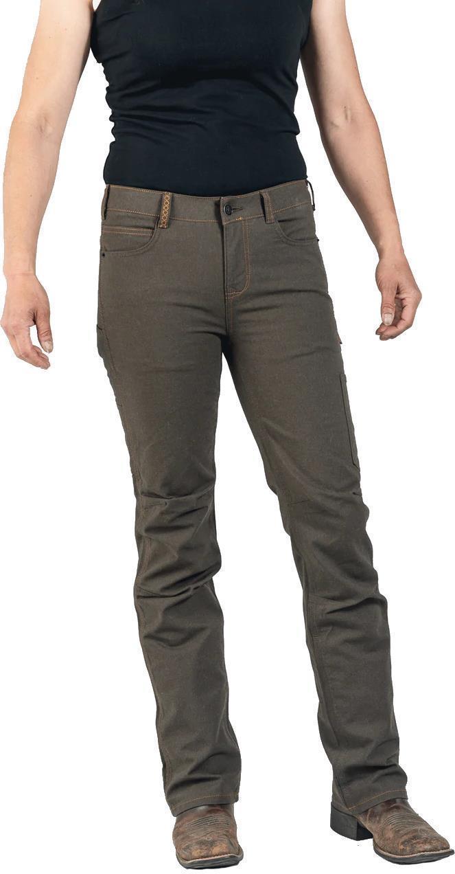 DX Bootcut Pants, Canvas, 34" Inseam - Womens