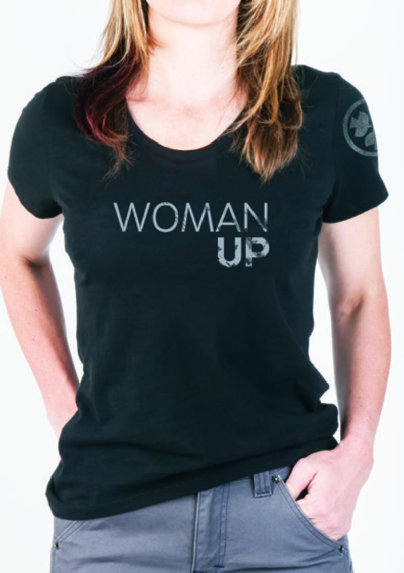 Woman Up Graphic Crew - Womens