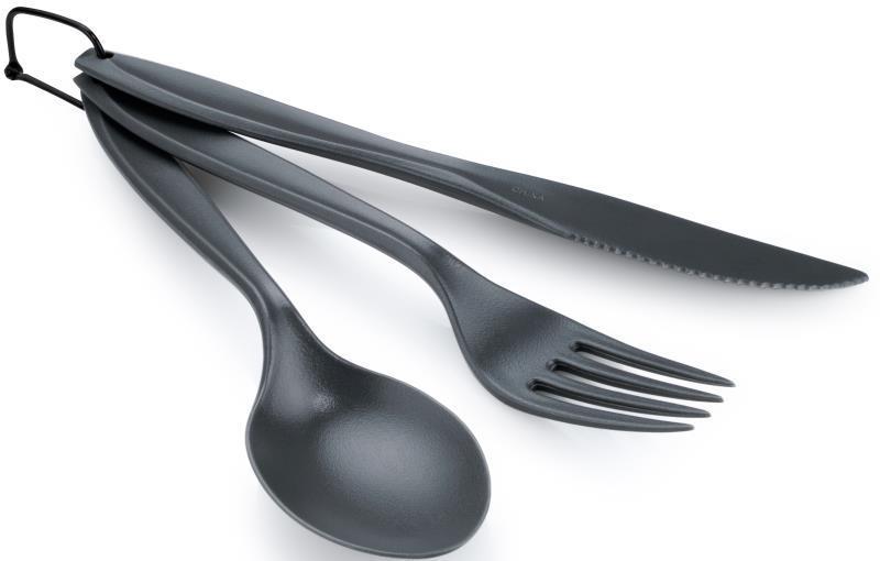 Ring Cutlery Set 3pc - Grey