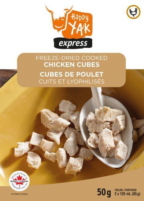 Freeze-Dried Cooked Chicken Cubes - 50g
