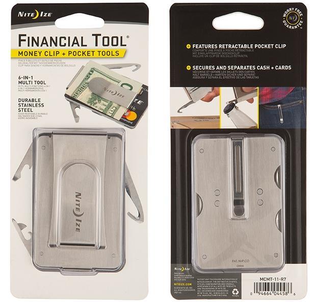 Financial Tool Money Clip + Pocket Tools