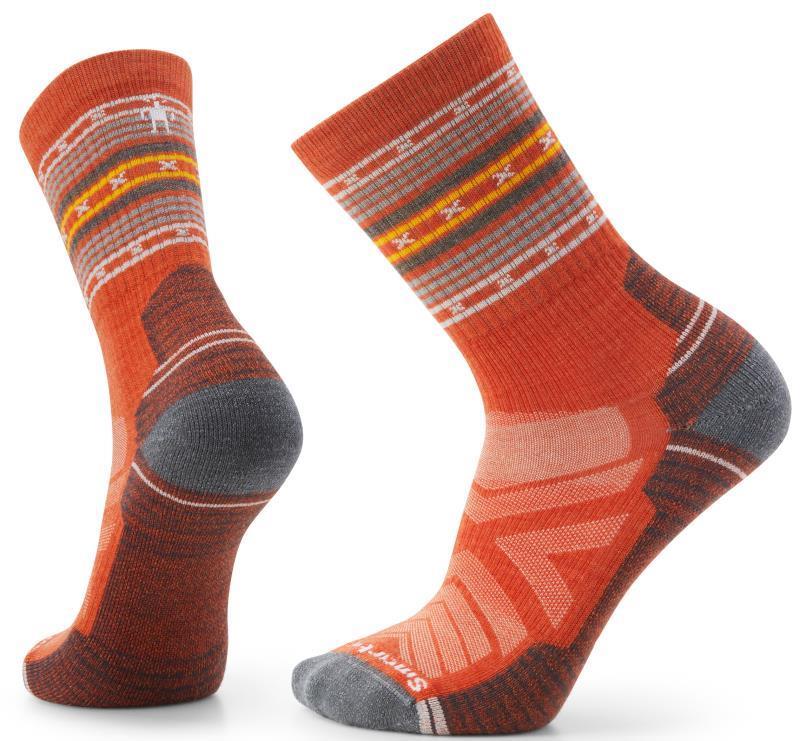 Hike Light Cushion Spiked Stripe Crew Socks - Mens