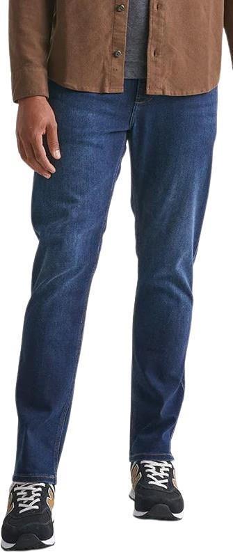 Performance Denim Relaxed Tapered Jeans, 34" Inseam - Rinse - Mens