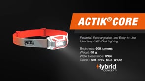 Actik Core Headlamp - 600 Lumens