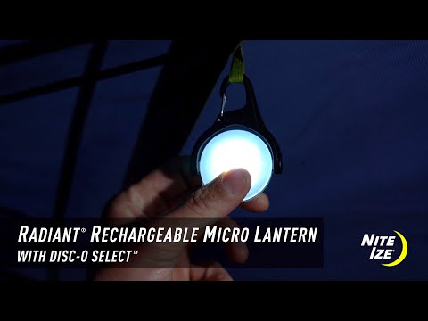 Radiant Rechargeable Micro Lantern - Disc-O Select