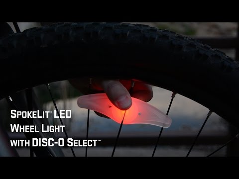 SpokeLit Wheel Light - Rechargeable - Disc-O Select