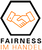 Das Logo der Initiative Fairness im Handel, zwei sich schüttelnde Hände