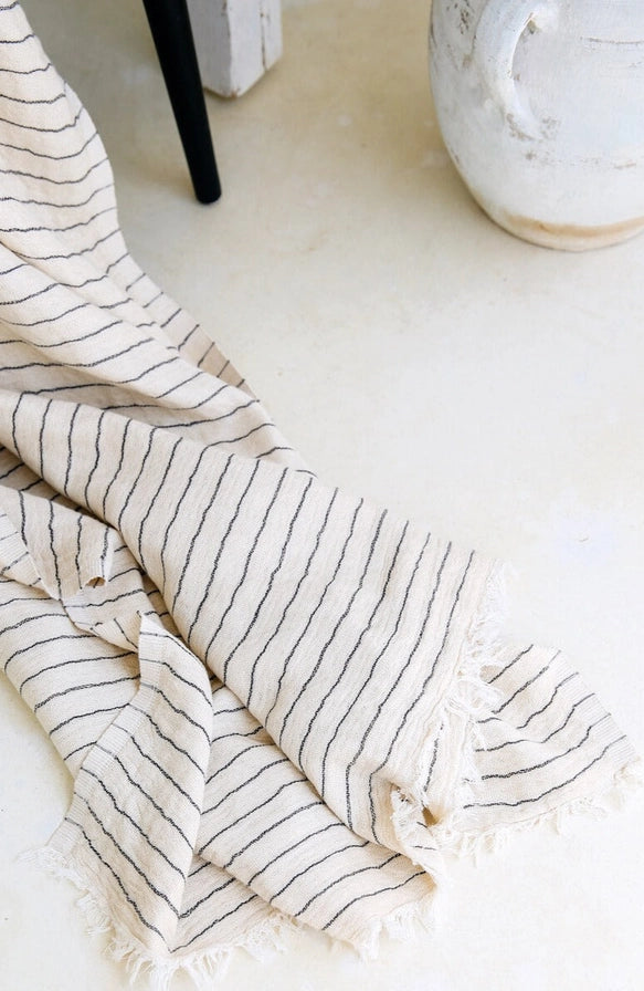 Stiped Cotton Throw