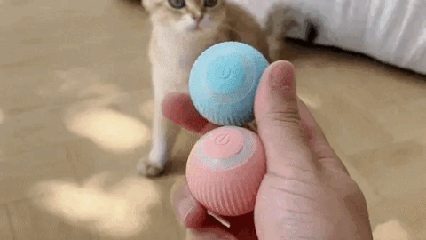 Floppy Fish Smart Auto Rolling Ball Toy For Cats