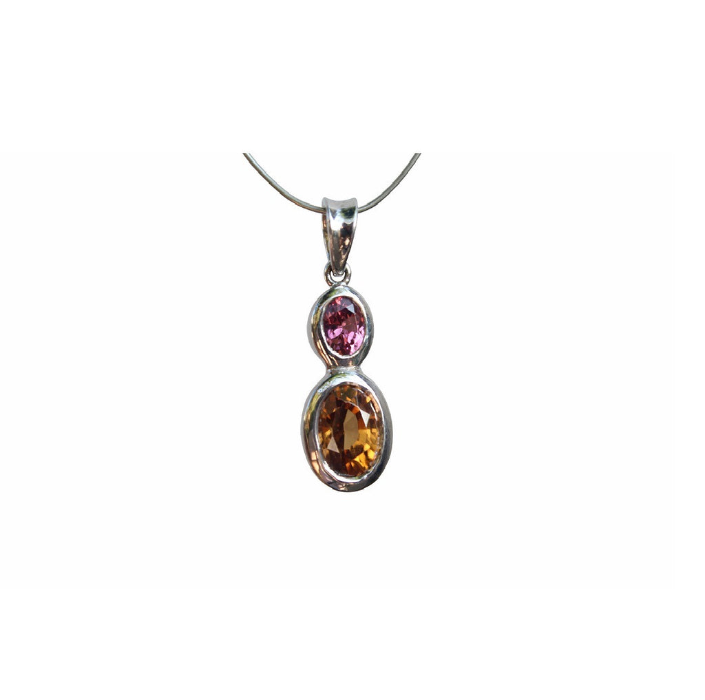 garnet gemstone pendant