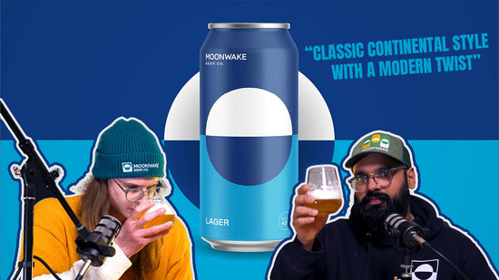 Drinking Lager with Moonwake