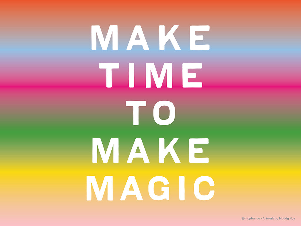 make time to make magic desktop wallpaper