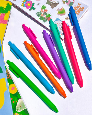  ban.do Write On Rainbow Colored Gel Pen Set of 6