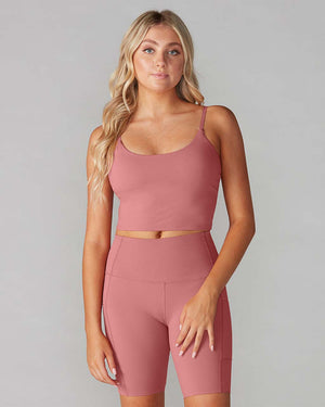 90 Degrees by Reflex ribbed tank top Pink Size L - $8 (60% Off