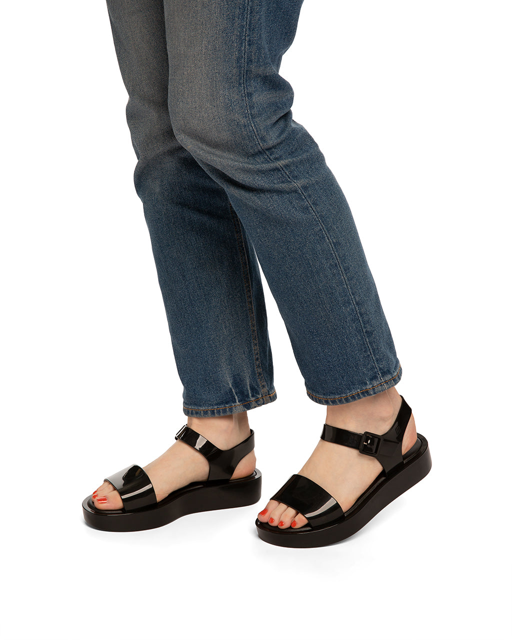 Mar Platform Sandal - Black by melissa 